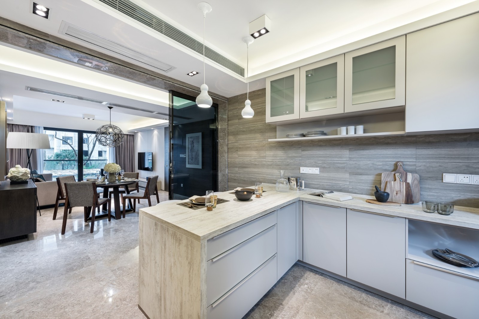 装修效果图_现代简约案例装修案例效果图-齐家典尚装修