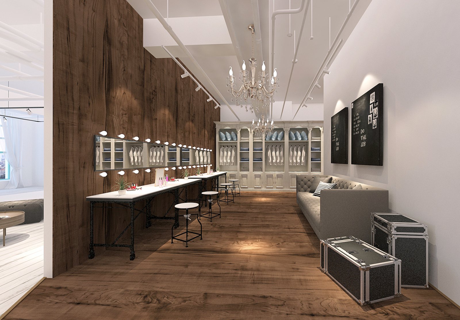 摄影店化妆间装修效果图3/5