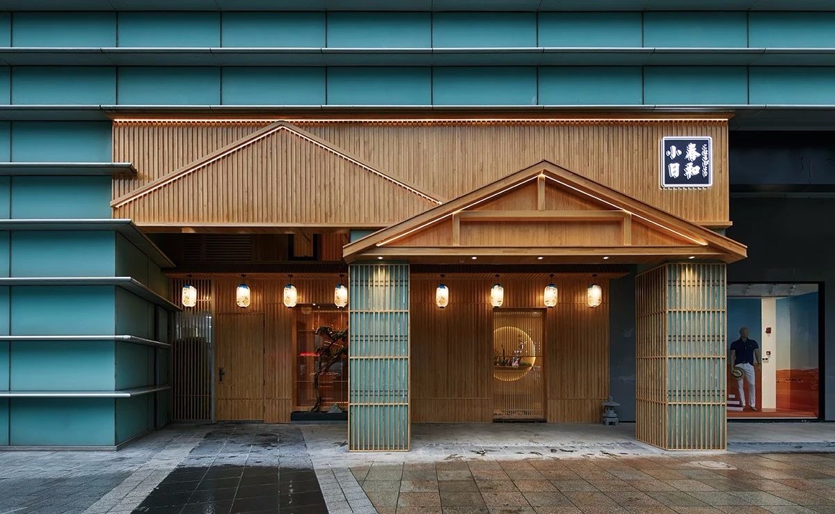 日料美食店门头装修效果图