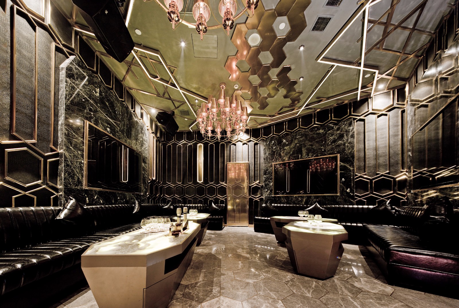 现代时尚夜总会装修效果图