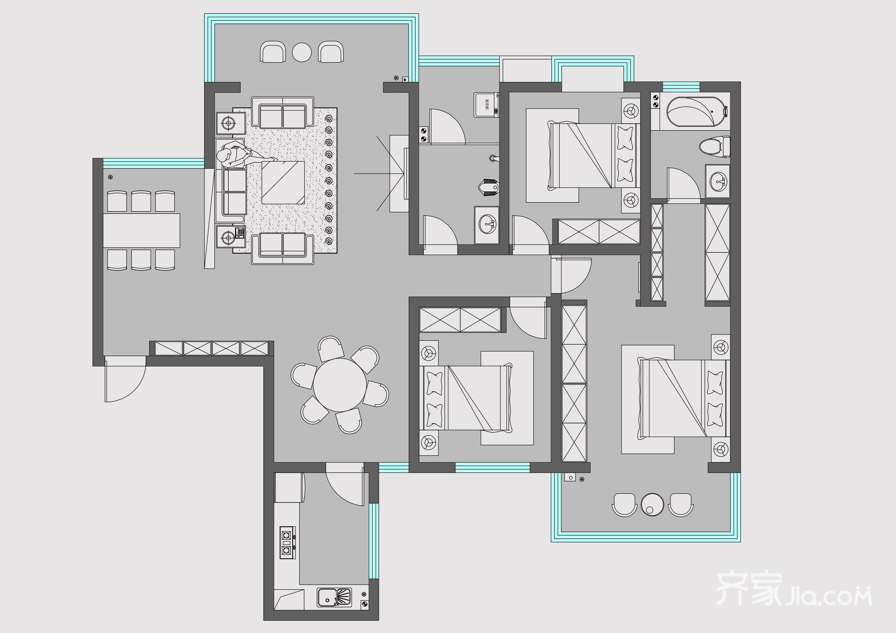 全屋户型图