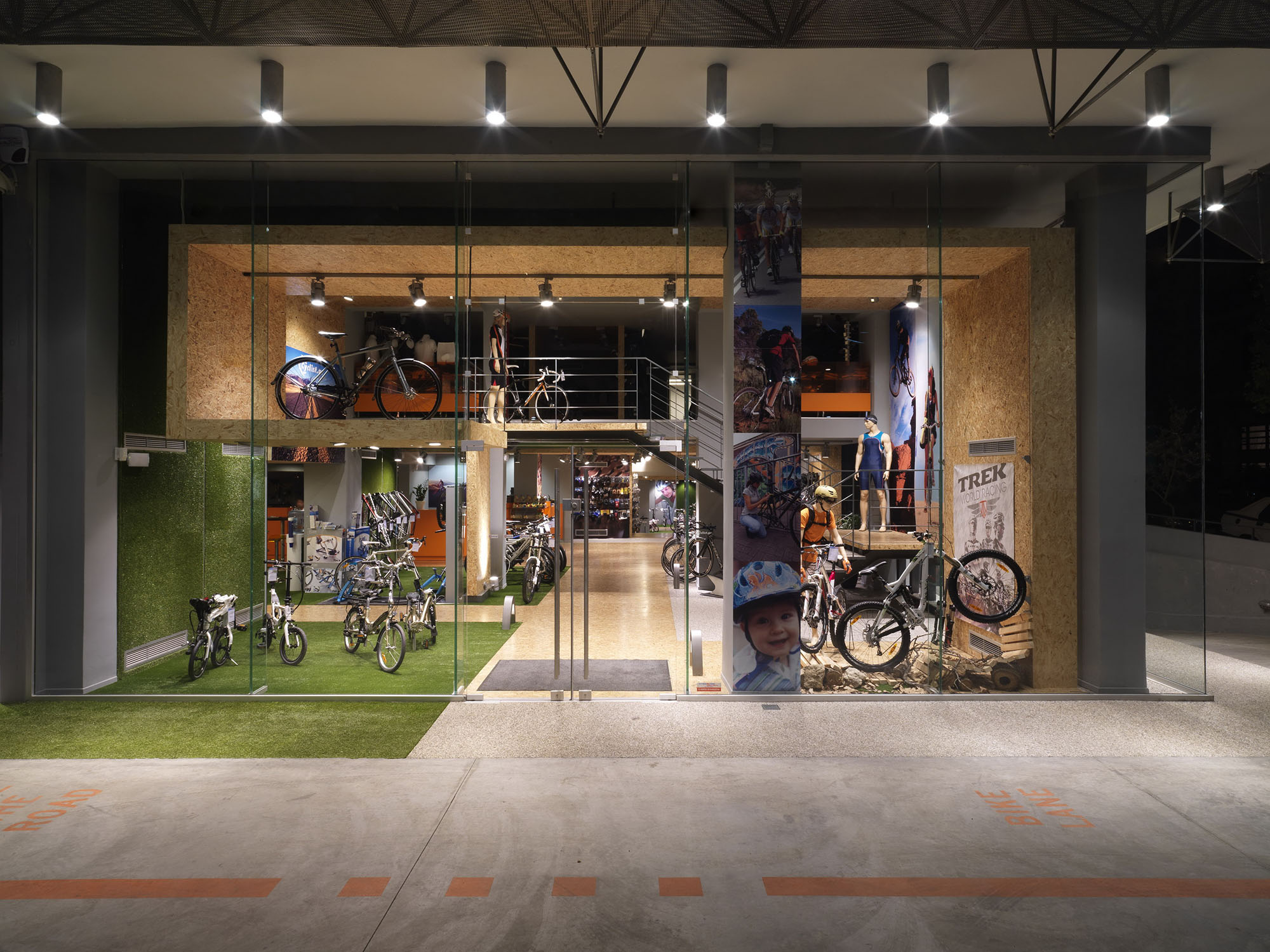 自行车行门头装修效果图