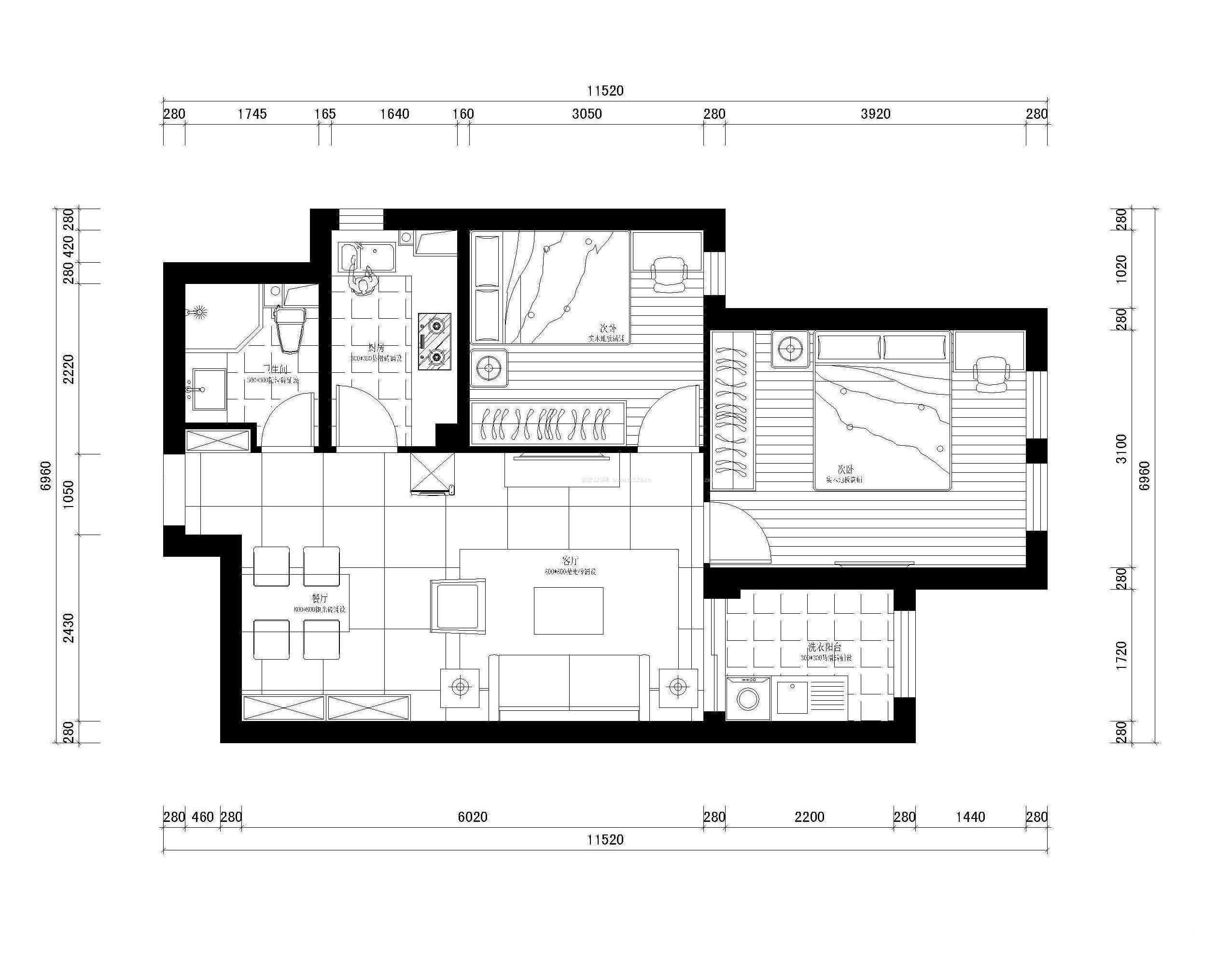 全屋户型图