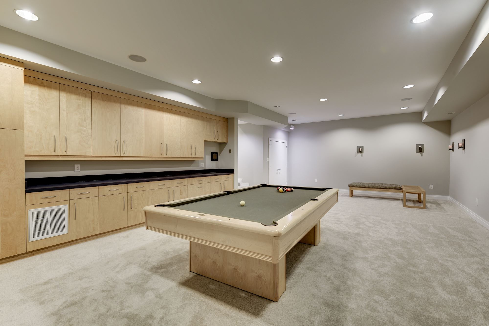 地下室台球室装修效果图