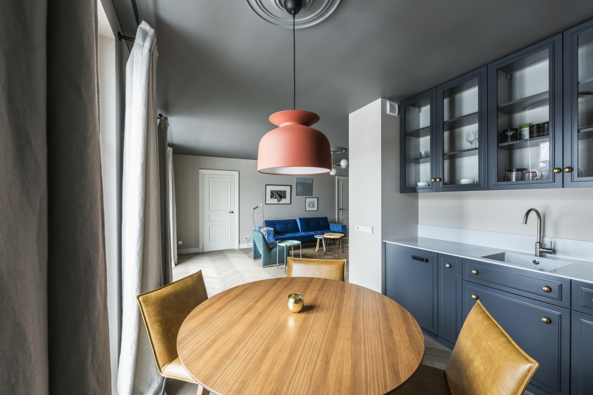 现代风格公寓厨房装修设计效果图