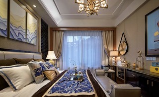 奢华新中式风格卧室装修效果图