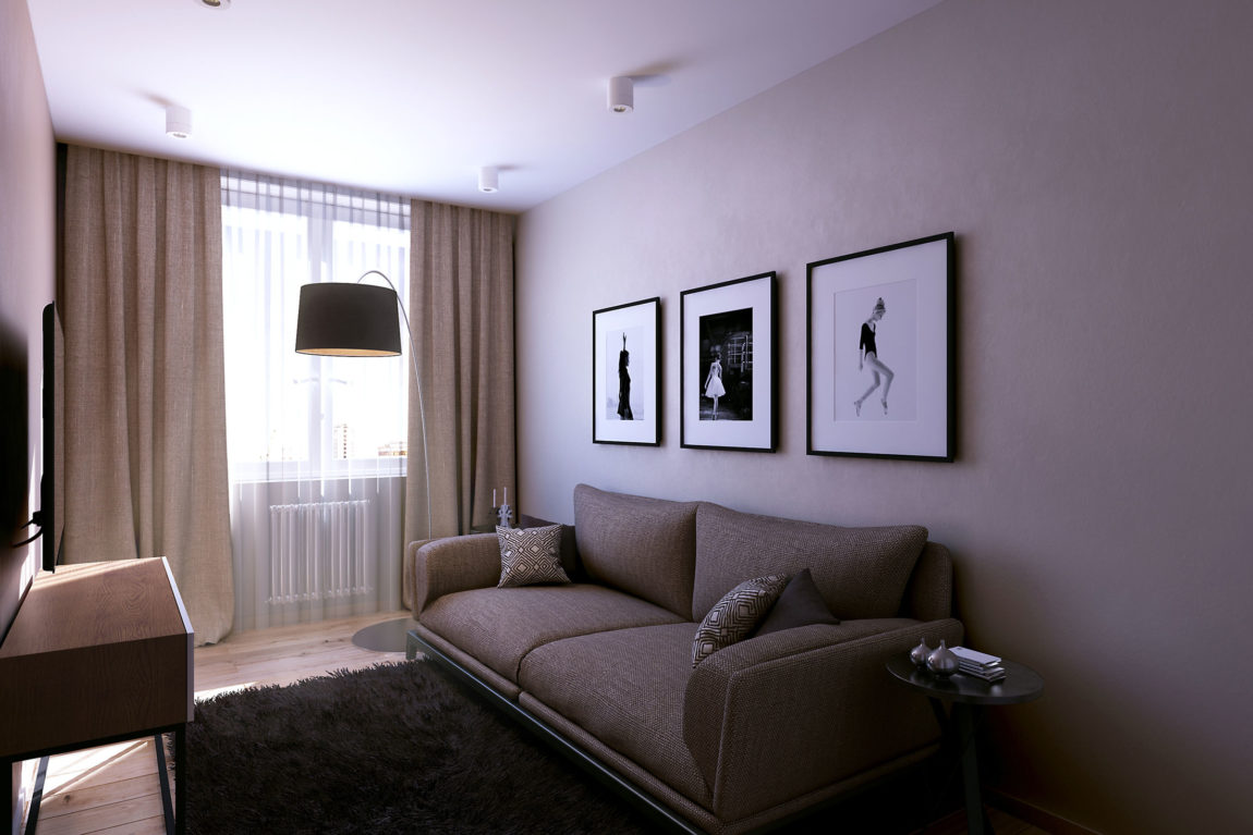 现代简约风公寓休闲室装修效果图