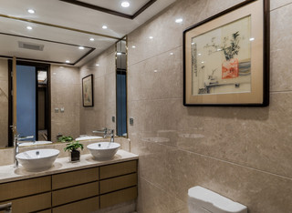 新中式风格四房卫生间装修效果图