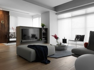 170平现代三居室电视墙装修效果图