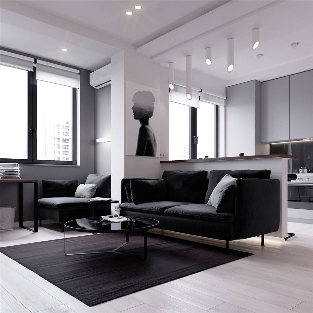 公寓装修,5-10万装修,40平米装修,一居室装修,沙发
