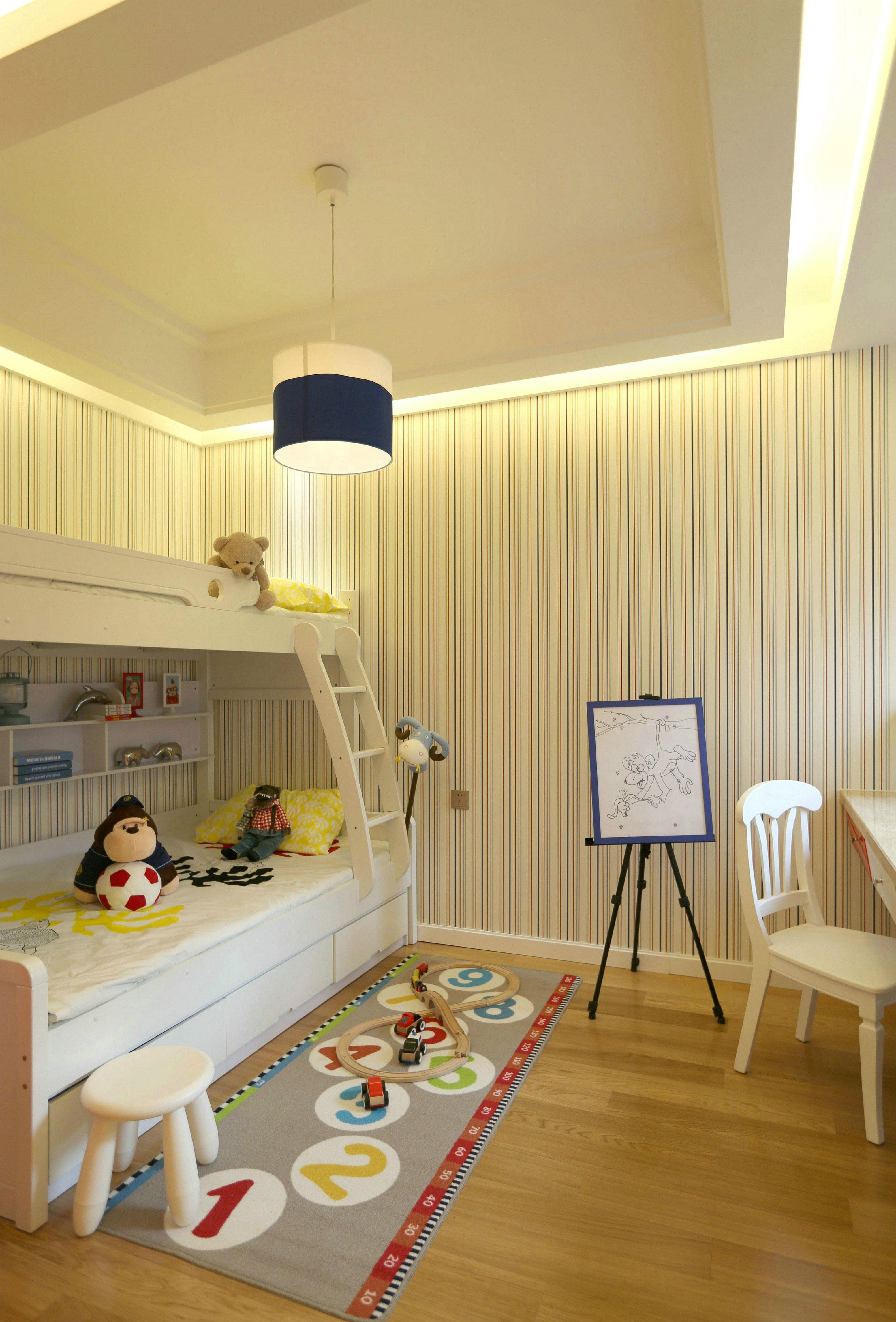 现代简约风格二居儿童房装修效果图
