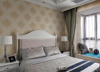 新古典美式风格四居卧室装修效果图
