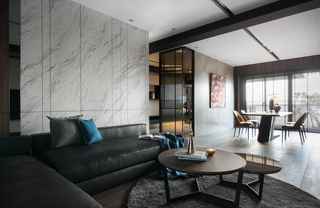 现代风三居沙发背景墙装修设计效果图