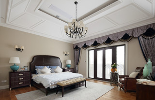 美式风格别墅卧室装修效果图