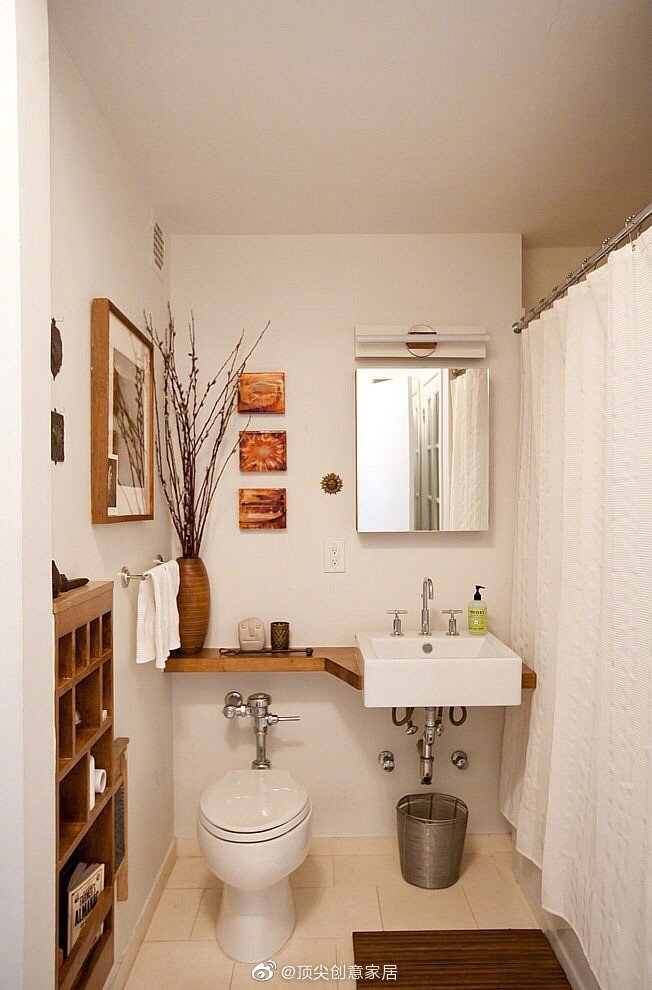 【日式小户型洗手间】小户型可以参考哦~   免费设计: