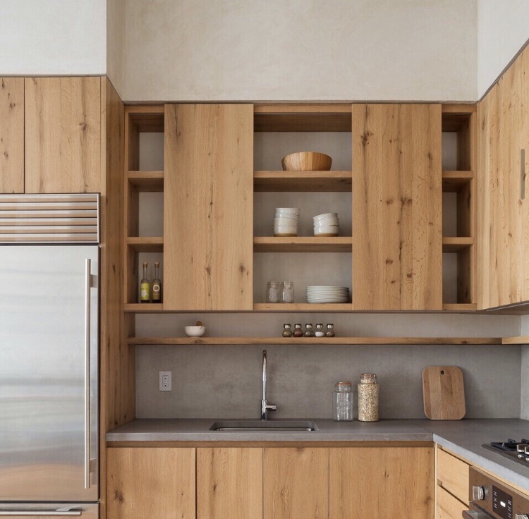 木材台面    厨房    本家设计