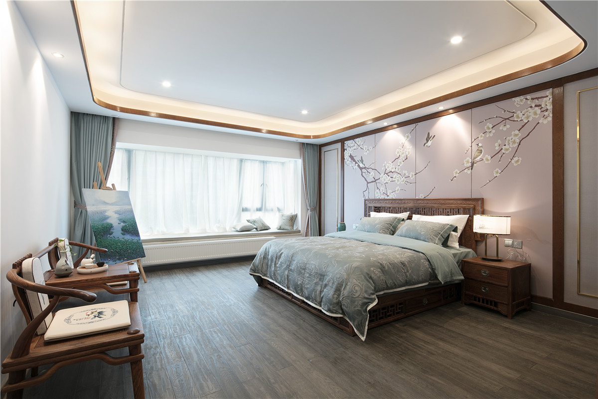 大户型新中式卧室装修效果图