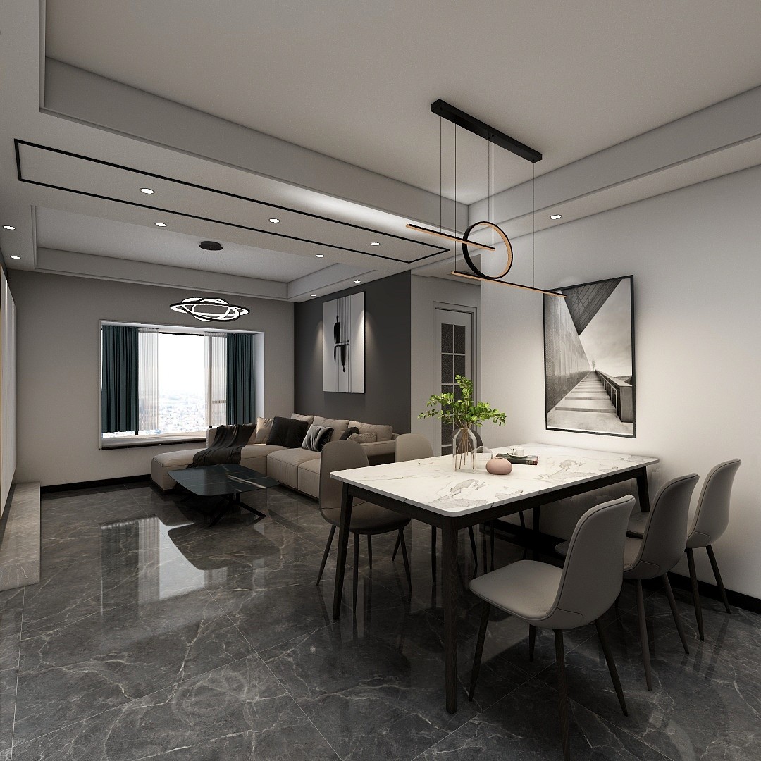 现代简约,黑白灰的碰撞.