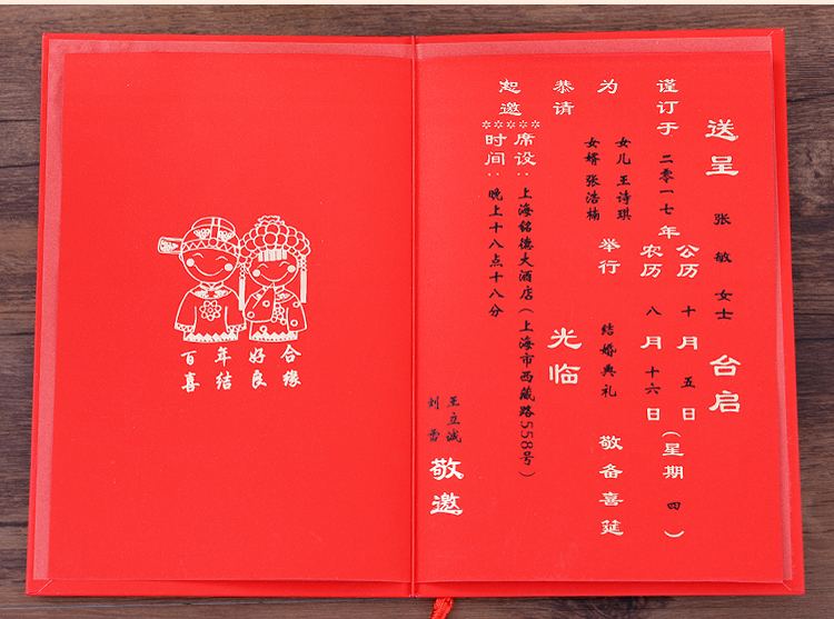 结婚红包祝福语格式图图片