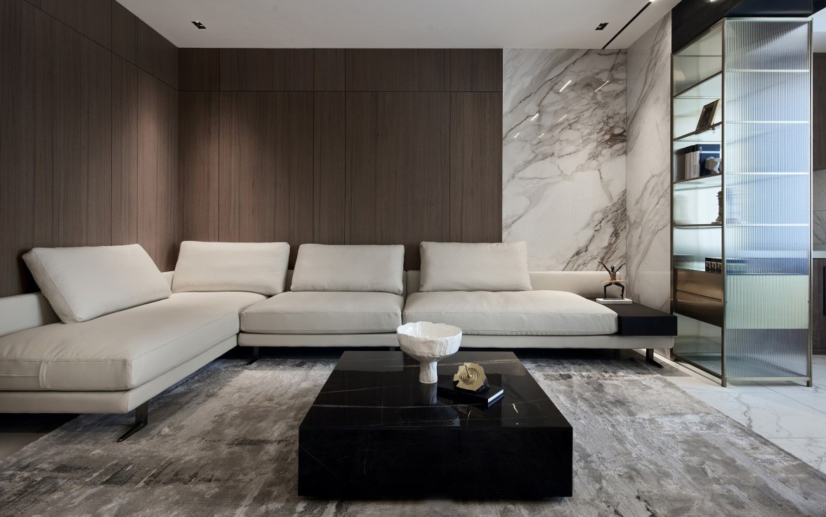 装修效果图_意式轻奢装修案例效果图-齐家典尚装修