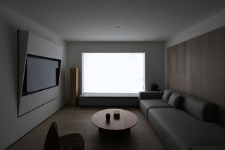 极简现代三居客厅装修效果图