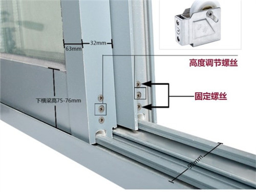 铝合金推拉门滑轮更换方法是什么