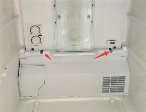 保鲜柜排水孔疏通图解图片