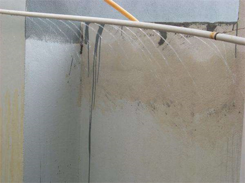 建筑外墙淋水试验图片