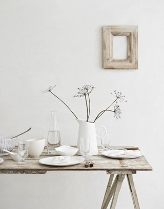 素雅精致北欧风餐厅 原木餐桌设计