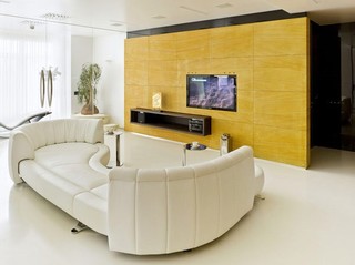 家装现代客厅电视背景墙欣赏