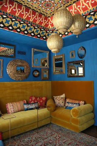 复古地中海风情混搭客厅装饰设计