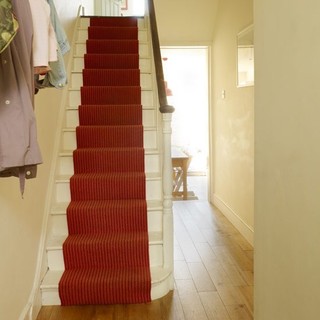 法式田园风复式楼梯地毯设计