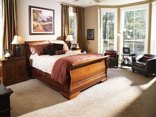 古典美式实木卧室装修效果图