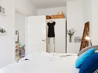 清新纯白极简主义 卧室衣柜设计