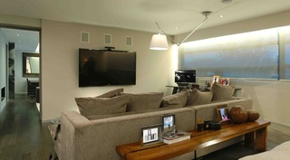 舒适现代简约风客厅 电视背景墙设计