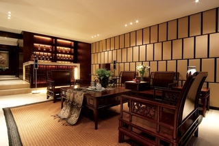奢华中式别墅客厅装饰效果图