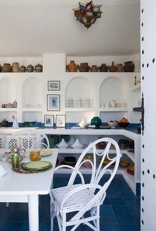 特色地中海餐厅 整体成列柜效果图