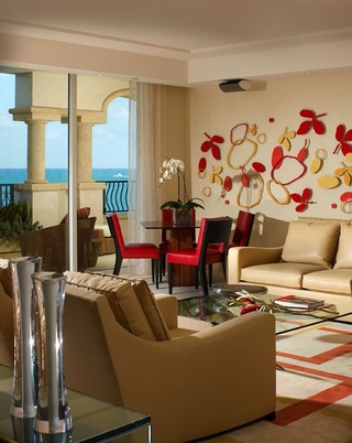 浪漫欧式客厅背景墙装饰设计