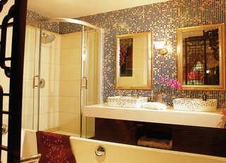简中式卫生间马赛克瓷砖设计