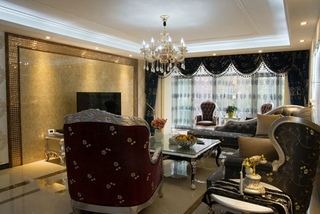 奢华古典欧式客厅整体装饰设计