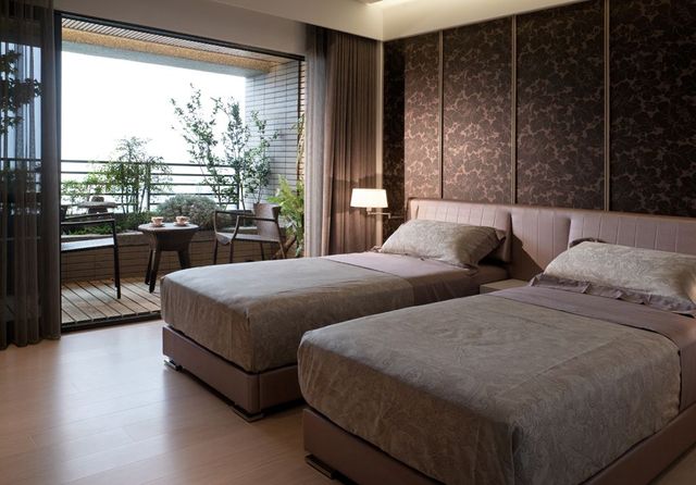 简约中式装修床头背景墙图片 大户型中式风格装修床头背景墙图片 现代