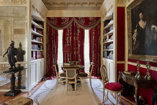 古典欧式别墅书房窗帘设计