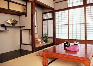 日式和风榻榻米茶室隔断设计