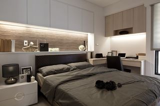 现代风格卧室床头设计