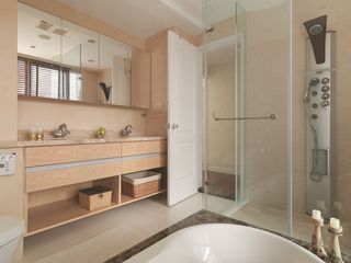 欧式田园风卫生间浴室柜设计