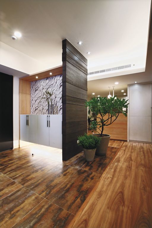 现代自然风88平公寓室内装饰