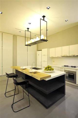 现代家装厨房吧台设计