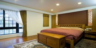 现代中式风格卧室装修效果图