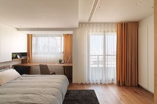 日式宜家风卧室窗帘设计
