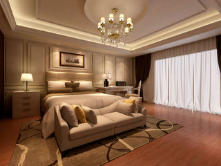 优雅浪漫新中式 卧室装修案例